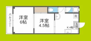 ニシキハイツ【3階】の間取り