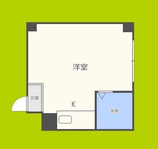 サクセス長居【4階】の間取り