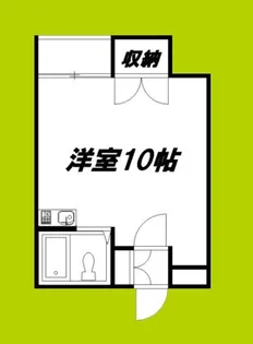 ハイツ丸松【4階】の間取り