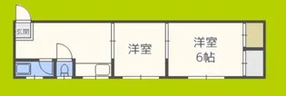 ナチュラル遠里小野【3階】の間取り