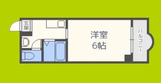 CUBE大桐【2階】の間取り