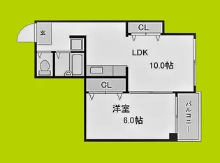 グランドハイツ正覚寺【2階】の間取り
