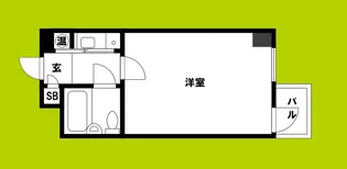 エイチツーオー市岡【8階】の間取り