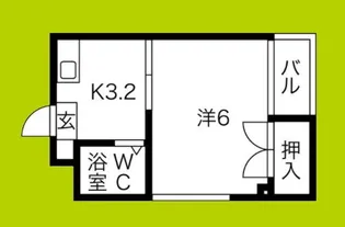 エムオーハイツ我孫子【4階】の間取り