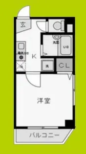 ブランドール本田【1階】の間取り