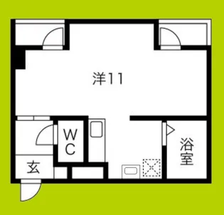 リヴェール阿波座【3階】の間取り