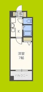 エステムコート難波サウスプレイス【5階】の間取り