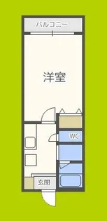 第2奥村ハイツ【1階】の間取り