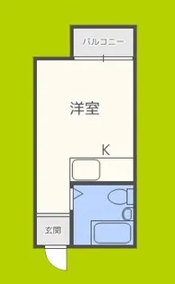 カルム新今里【5階】の間取り