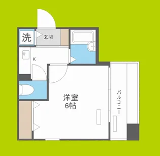 プレサンス西心斎橋【5階】の間取り