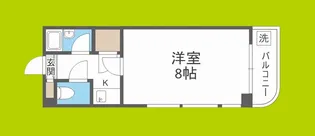 モリビル京橋【4階】の間取り