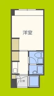 ステュディオ新御堂【3階】の間取り