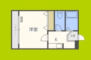 ロイヤルハイツ苅田【3階】の間取り