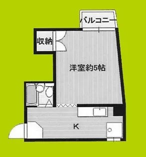 出戸ターミナルハイツ【2階】の間取り