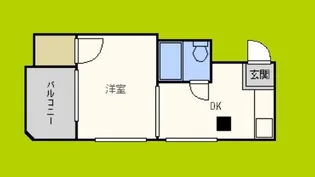 シャトー野江【3階】の間取り