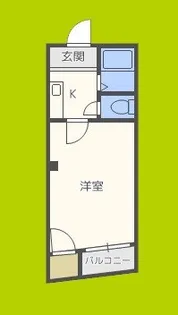 ル・パラ九条【3階】の間取り