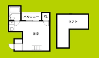 メゾネット北野【6階】の間取り