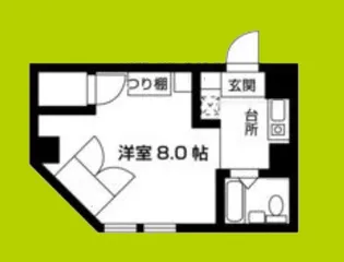 シャトーアルーフ【9階】の間取り