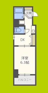 エステムコート新大阪【2階】の間取り