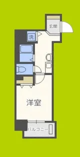 ランドマークシティ大阪城南【7階】の間取り
