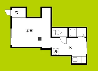 k2マンション【1階】の間取り