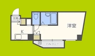 ドミール堺筋本町【4階】の間取り