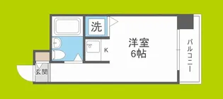 ワットハイム都島【7階】の間取り