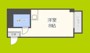 エホールII【3階】の間取り