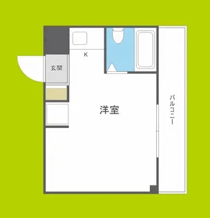 松月ビル【3階】の間取り