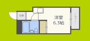 サン今里【7階】の間取り