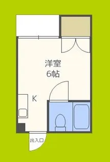 MINTIA北巽【2階】の間取り