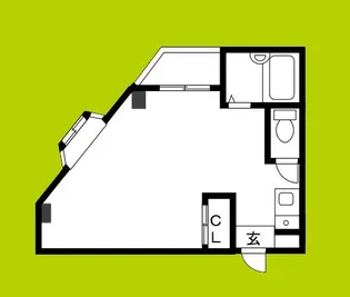 新森ロータリーマンション【4階】の間取り