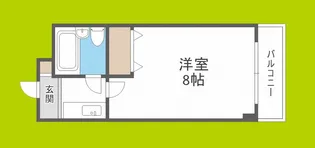 ロイヤル巽【5階】の間取り