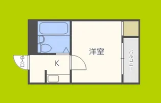 スリーデイズ新大阪【5階】の間取り