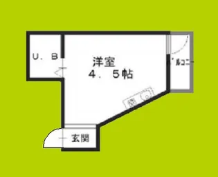 セラヴィ平野上町【4階】の間取り