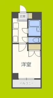 北梅田サニーアパートメント【6階】の間取り