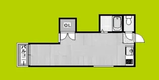 BS11アネックス【4階】の間取り