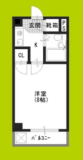 クリスタ天王寺【1階】の間取り