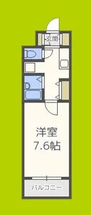 ジュネーゼ本町西【4階】の間取り