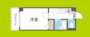 シティライフエステート難波南【8階】の間取り