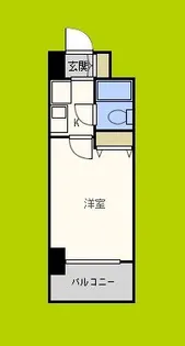 エスリード北梅田第2【6階】の間取り