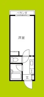 アベニュー西住之江【4階】の間取り