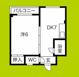 グランビルド住之江公園【2階】の間取り