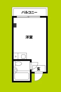 玉出西1024マンション【4階】の間取り