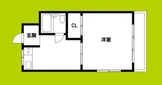 ハイツメルローズ【7階】の間取り