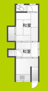 深江南アパート【1階】の間取り