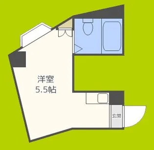 エスタイル動物園前【5階】の間取り