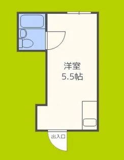 堀江グリーンハイツ【3階】の間取り