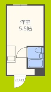 堀江グリーンハイツ【8階】の間取り