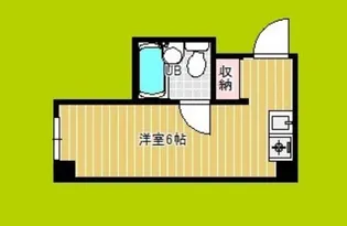 堀江グリーンハイツ【3階】の間取り
